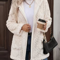 Women’s Plush Hooded Zip-Up Coat
