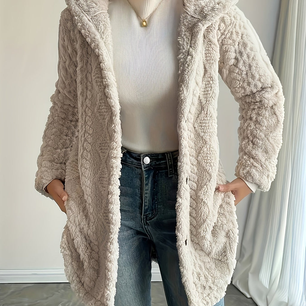 Women’s Elegant Faux Fur Coat