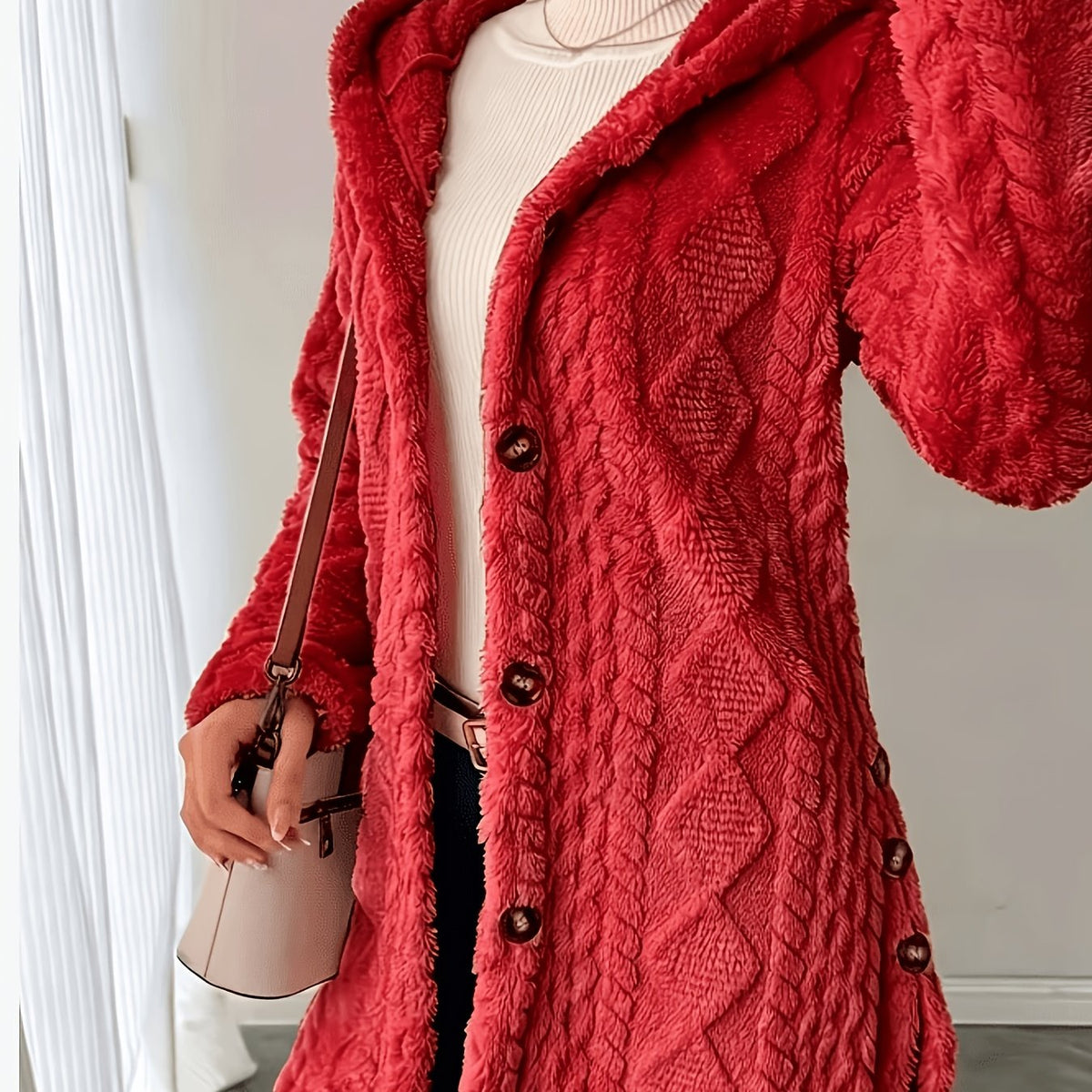 Women’s Elegant Faux Fur Coat