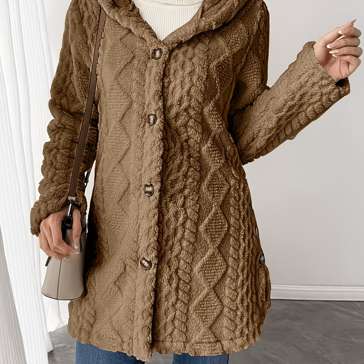Women’s Elegant Faux Fur Coat